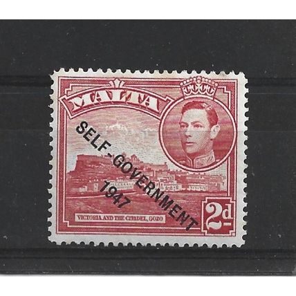 Malta.SG238 2d Victoria and Citadel,Gozo (Scarlet).Mounted Mint.Apr25c