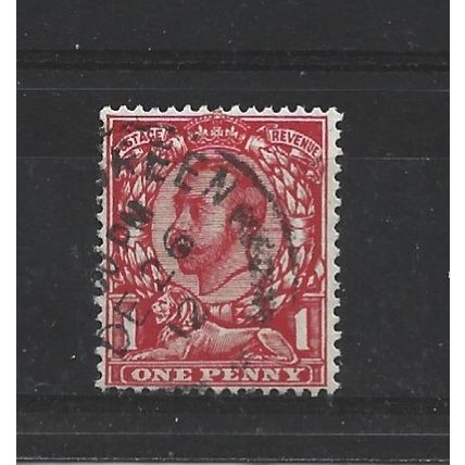 GB.SG341 1d Scarlet.Fine Used.Jun25g