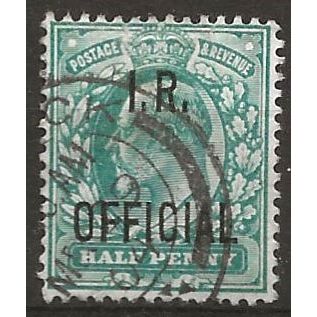 1902 O20 1/2d Blue-Green Inland Revenue Official Fine Used ..