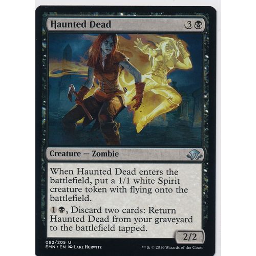 Magic the Gathering MTG Eldritch Moon 92/205 Haunted Dead
