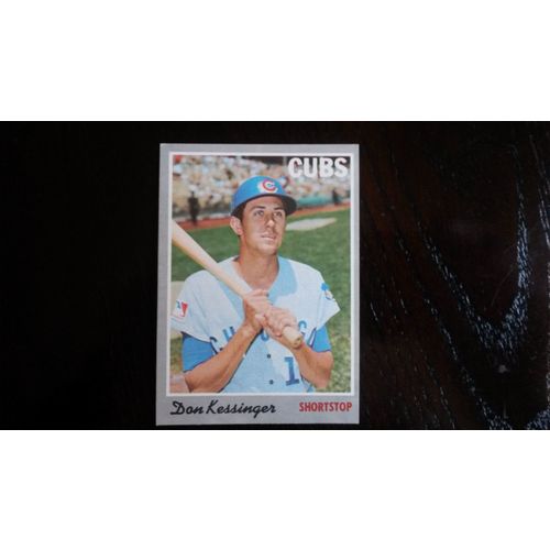 1970 Topps Card # 080 Don Kessinger Very Good-Excellent (4) Chicago Cubs