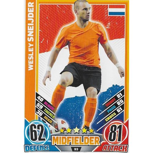 Match Attax - Euro 2012: Holland - Midfielder, Sneijder