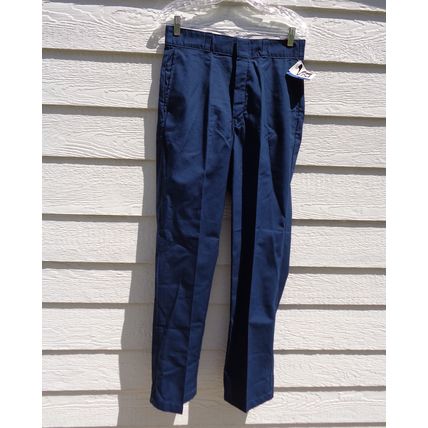 Mens Dickies Navy Blue Work Pants NWT 30x32 Poplin Easy Care