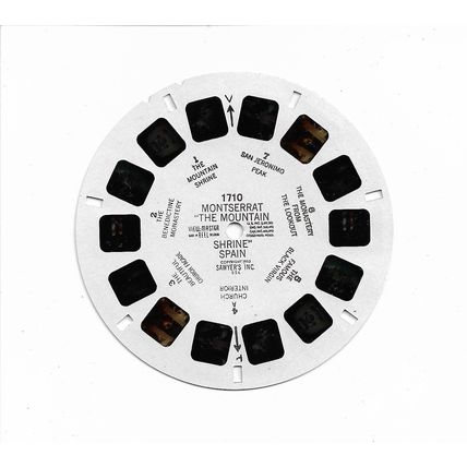 Montserrat "The Mountain Shrine" Spain - Sawyers View-Master Reel 1710 - 3D