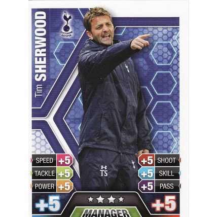 Match Attax 2013/2014 Extra MN5 Tim Sherwood Tottenham Hotspur