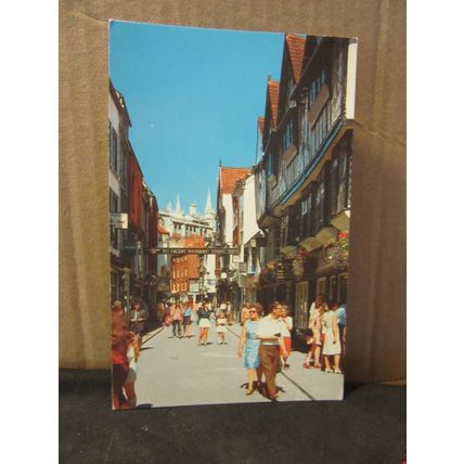 STONEGATE, YORK.. used postcard Colourmaster =