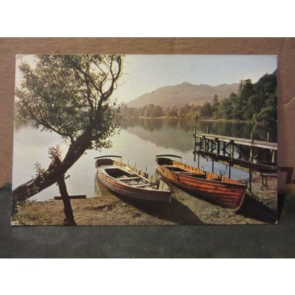 ULLSWATER , CUMBRIA used vintage postcard. 1965 hand postmark =