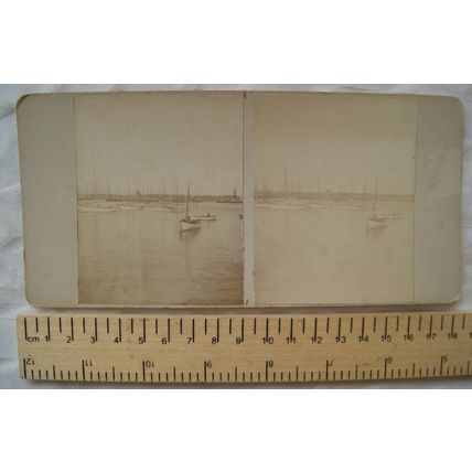 Stereoscopic Card St Ives ( Cornwall )