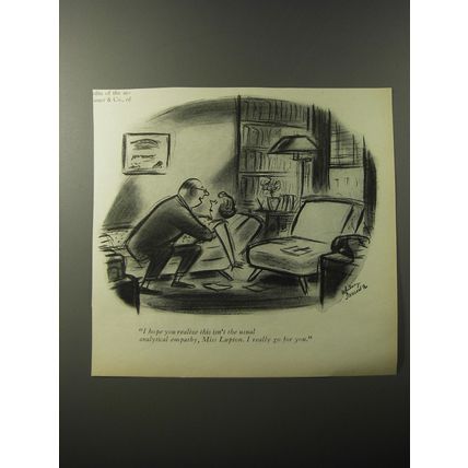 1953 Cartoon by Whitney Darrow, Jr. - I hope you realize
