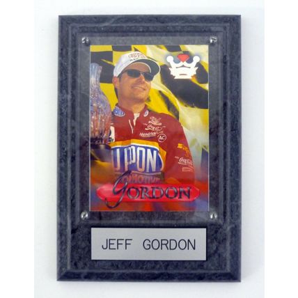 Jeff Gordon Racing Card Plaque Crown Jewels Elite Ruby #29 1996