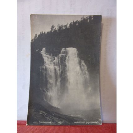 SKJERVEFOSSEN, NORWAY unused vintage postcard #