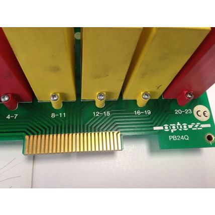 LOT 4 OPTO 22 PB24Q CIRCUIT BOARD PB24Q & RELAYS ODC52,OPTO 22 001542L,DC