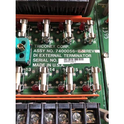 1 Set,(2pcs) TRICONEX 3000110-380,2553-8 24V REV TRICON SET TERM,7400056-380,BP