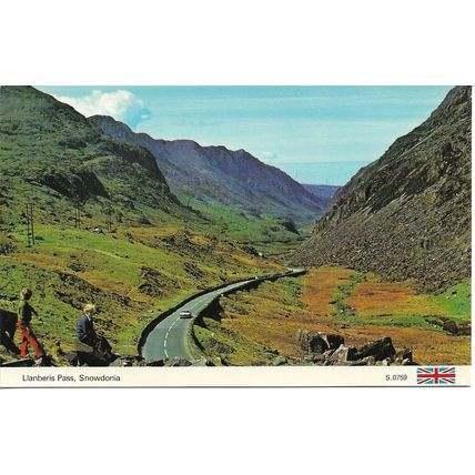 Llanberis Pass, Snowdonia, Wales, United Kingdom - Dennis Photocolour Postcard