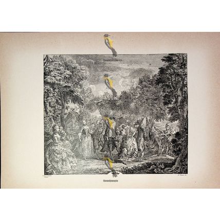 Ballet Danse Au Theatre, Carnaval Du Parnasse, Book Illustration (Print), 1902