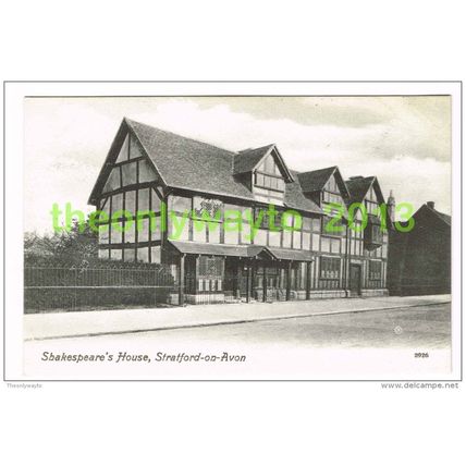 SHAKESPEARE'S HOUSE, STRATFORD-ON-AVON, WARKS, ENGLAND, Postcard