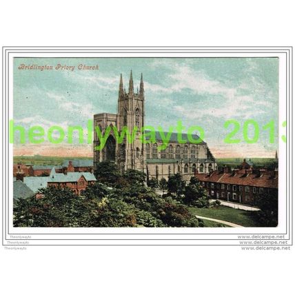 BRIDLINGTON PRIORY CHURCH, YORKSHIRE, ENGLAND, 1900/10s?, Postcard