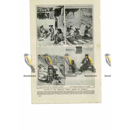 Social Activities Of American Indians, Book Illustration (Print), 1909