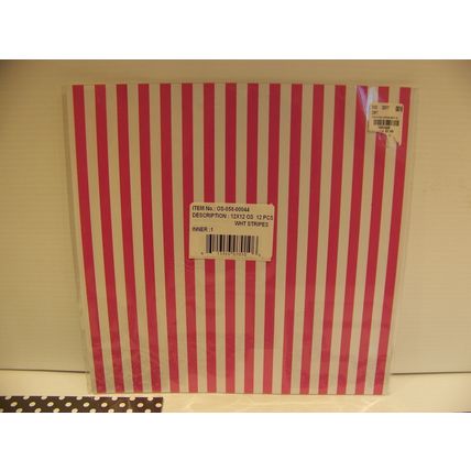 PERFECTLY POSH POLKA DOT POSTCARDS, LETTER HEAD, CANDY STRIPE PAPER