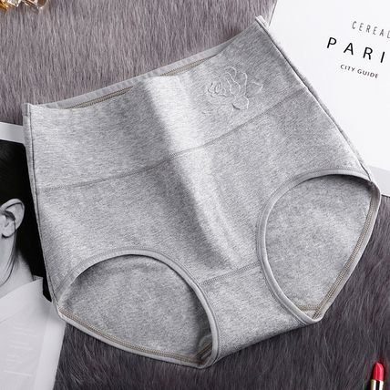 Pure Cotton High Waist Women's Panties Postpartum High Waist Belly Up Hips Plus