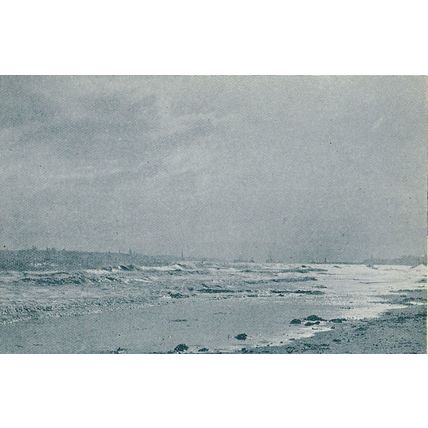 Ilfracombe Evening Coast Scene / Yachts Off The Coast 1900 Antique Print Picture