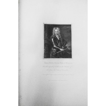 1834 James Butler - original engraving from Lodge's Portraits. 17x11 inches