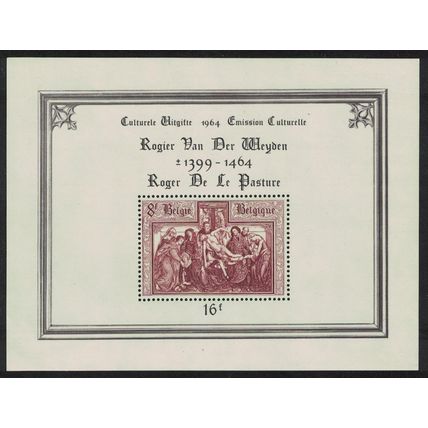Belgium Paintings by Van der Weyden MSs 1964 MNH SG#MS1904