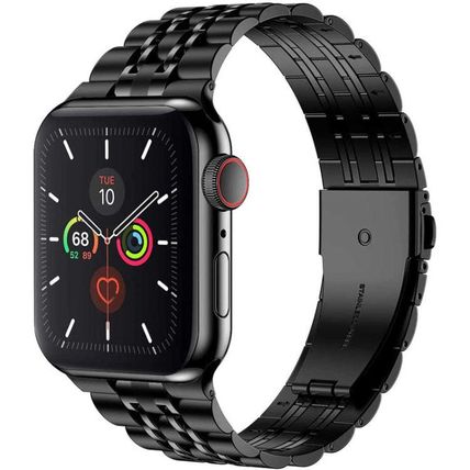 Seven-bead Ultra-thin Stainless Steel Watch Band For Apple Watch Series, 7 45mm
