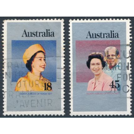 Silver Jubilee - Australia 1977 - FH - SG 645/6 (C)