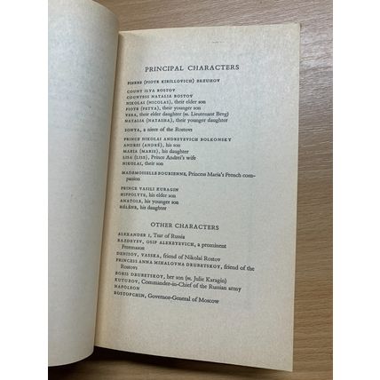 1974 LEO TOLSTOY "WAR AND PEACE" VOLUME 1 PENGUIN FICTION PAPERBACK BOOK (P3)