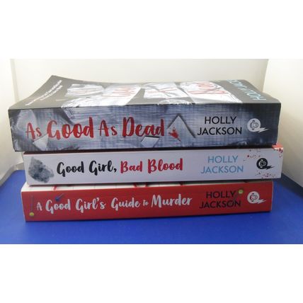 3 Holly Jackson PBs tpb A Good Girls Guide to Murder / As Good As Dead / Good Gi
