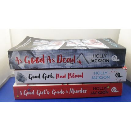 3 Holly Jackson PBs tpb A Good Girls Guide to Murder / As Good As Dead / Good Gi