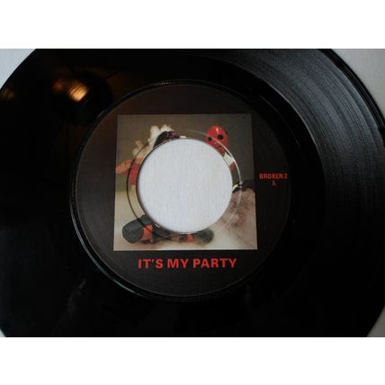 7" 1981. DAVE STEWART WITH BARBARA GASKIN . IT'S MY PARTY.STIFF. FIRST PRESS.EX