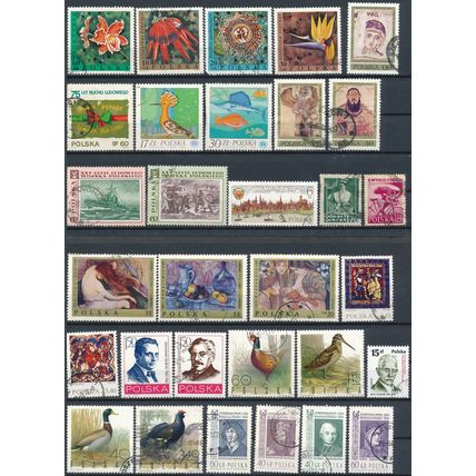 1200+ Stamp Selection - Poland - Used Hinged
