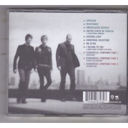 Muse : The Resistance. (2009) CD album