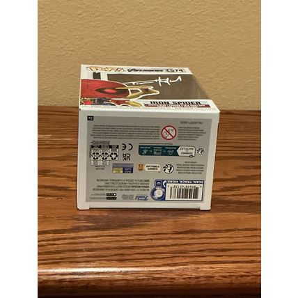 Funko Pop! Iron Spider #574 Facsimile Laser Autographed Figure (Box & Protector)