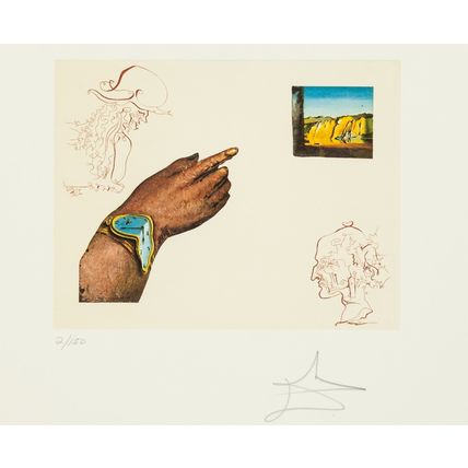 Salvador Dalí - The Cycles of Life 1977 Picture 2 Poster Canvas Movie Film Print