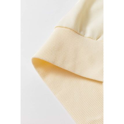 White Colorblock Patchwork Crewneck Drop Shoulder Sweatshirt