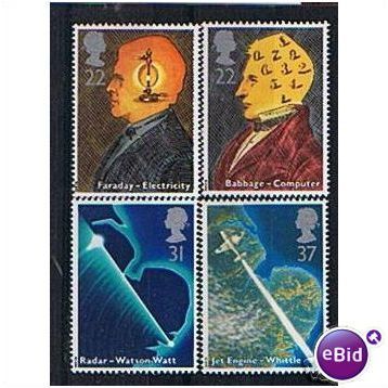 GB 1991 Scientific Achievements Unmounted Mint NHM SG 1546-1549