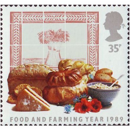 Great Britain 1989 Food & Farming Unmounted Mint 35p Cereal NHM SG 1431 stamp