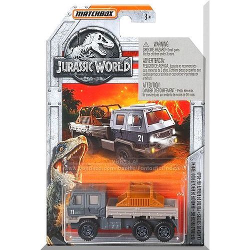 Matchbox - Off-Road Rescue Rig: Jurassic World - Fallen Kingdom (2018) *Gray*