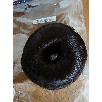 SIBEL HAIR BUN RING ROLLER in Dark Brown or Black BRAND NEW