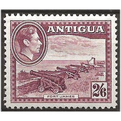 Antigua 1938 SG106 2/6d Brown Purple Mounted Mint . .. .