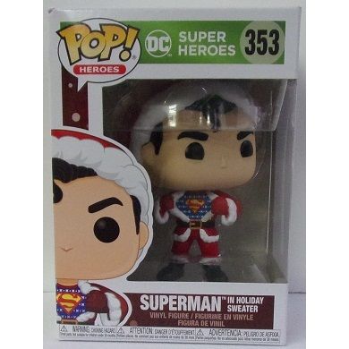 FUNKO / POP ' DC HOLIDAY ' vinyl bobble-head SUPERMAN (2020)
