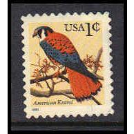 Used 2477 1c American Kestrel Fine W4708