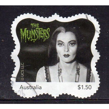 AUSTRALIA: 2024, THE MUNSTERS, LILLY MUNSTER, USED SELF-ADHESIVE MY STAMP.