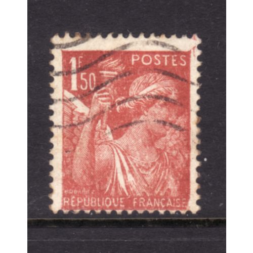 FRANCE 1939 SG 643c 1F.50 ORANGE FINE USED#