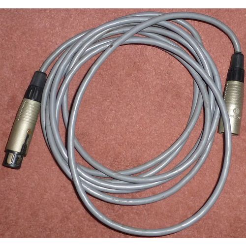 3 Pin XLR Male to Female Extension Cable 3.6m long for Microphone or Loudspeaker