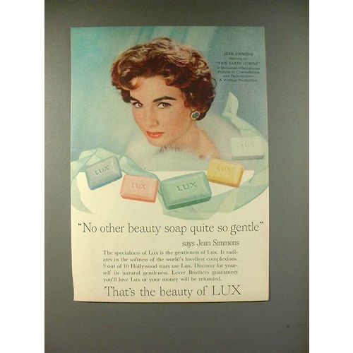 1959 Lux Soap Ad w/ Jean Simmons
