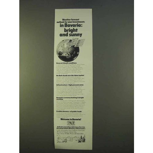 1979 Bavaria State Ministry of Economics Ad - Bright
